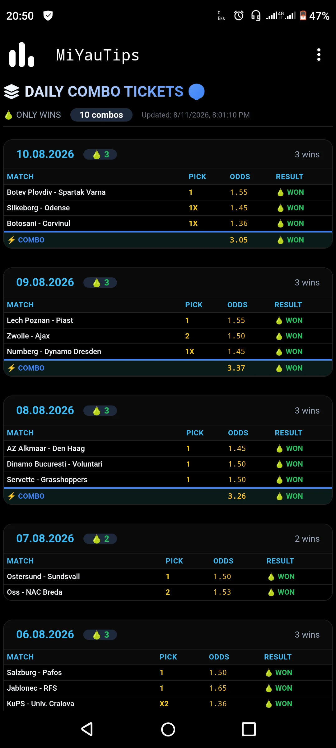 MiYauTip:Football Betting Tips screenshot
